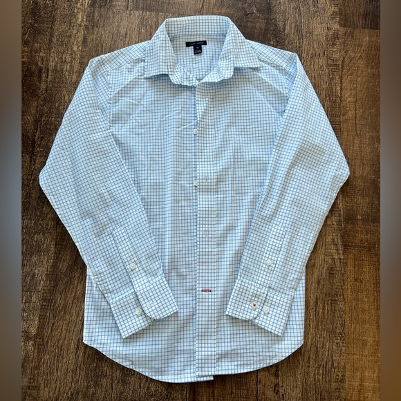 Tommy Hilfiger Kids size 10 button down shirt EUC - Picture 1 of 2